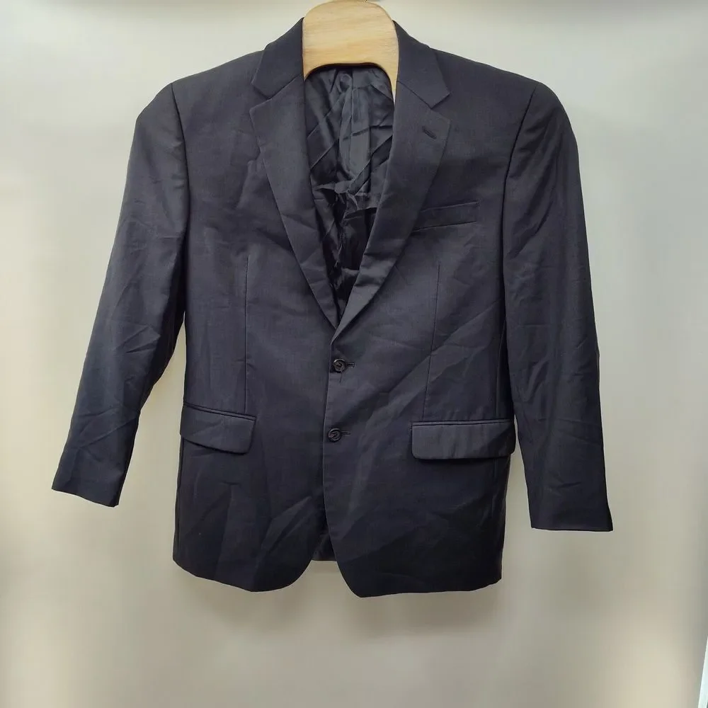 Ralph Ralph‎ Lauren Wool Sport Coat Gray Size 43R Mens Jacket Blue Label